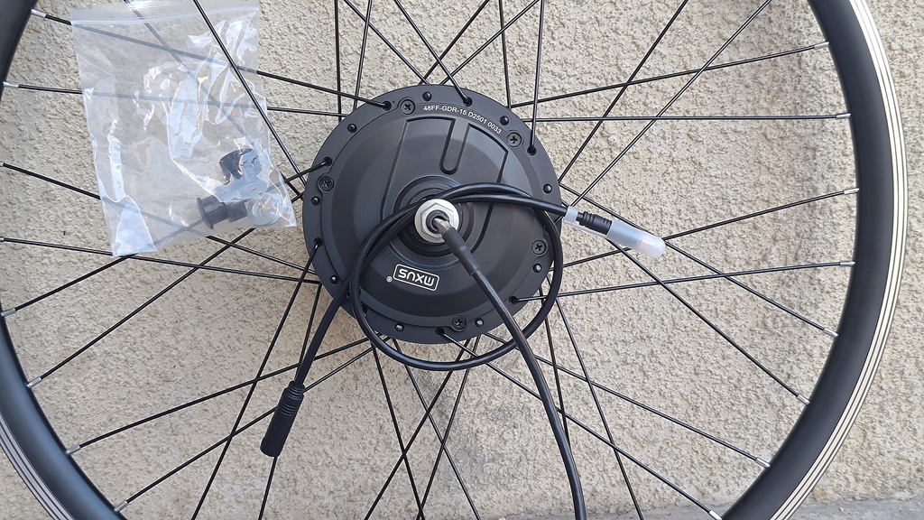 MXUS 500w 36v 48v мотор колесо "26" электро велосипед, прещітка, задне