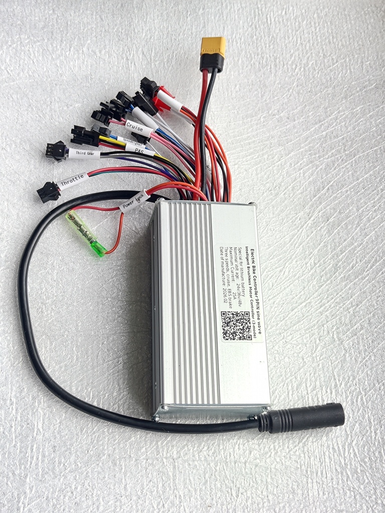 Контролер sin 24v 36v 48v ток 25а 500w, 9pin