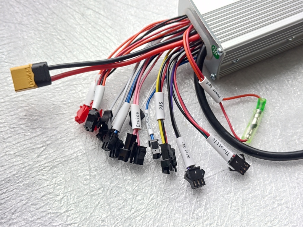 Контролер sin 24v 36v 48v ток 25а 500w, 9pin