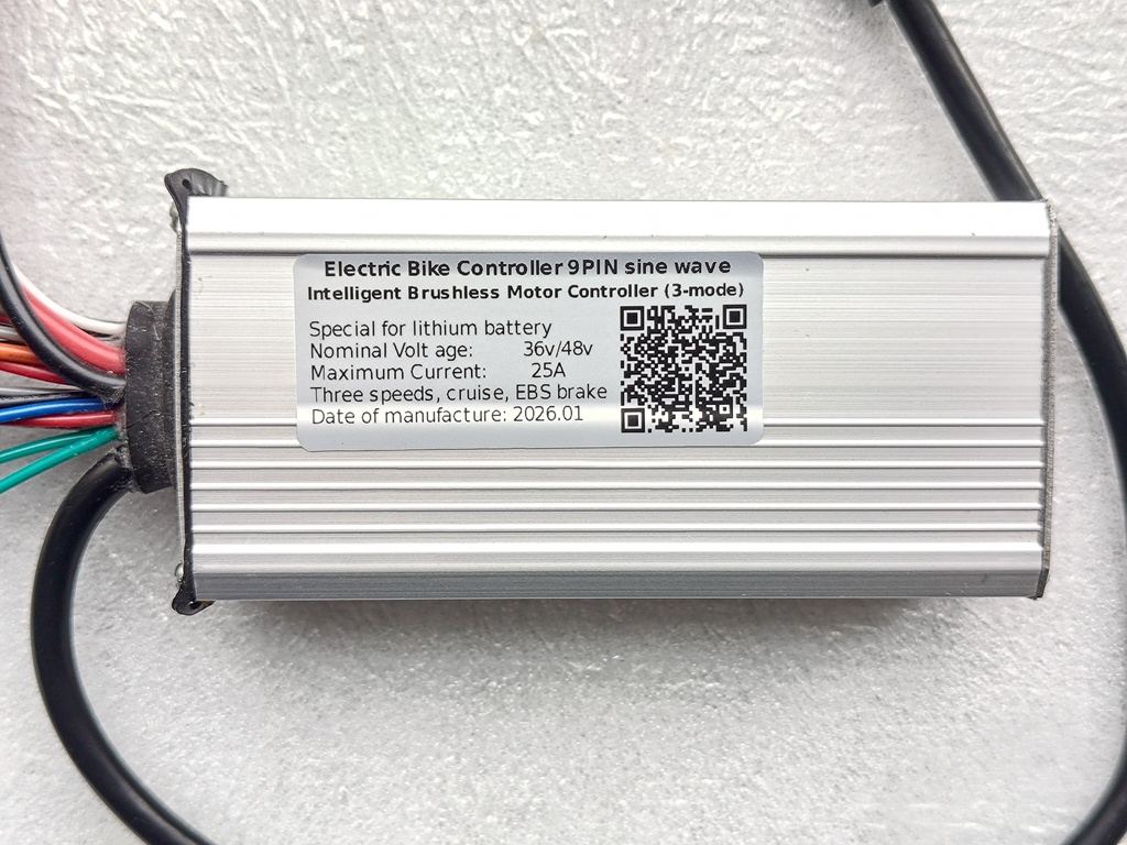 Контролер sin 36v 48v ток 25а 500w, 9pin