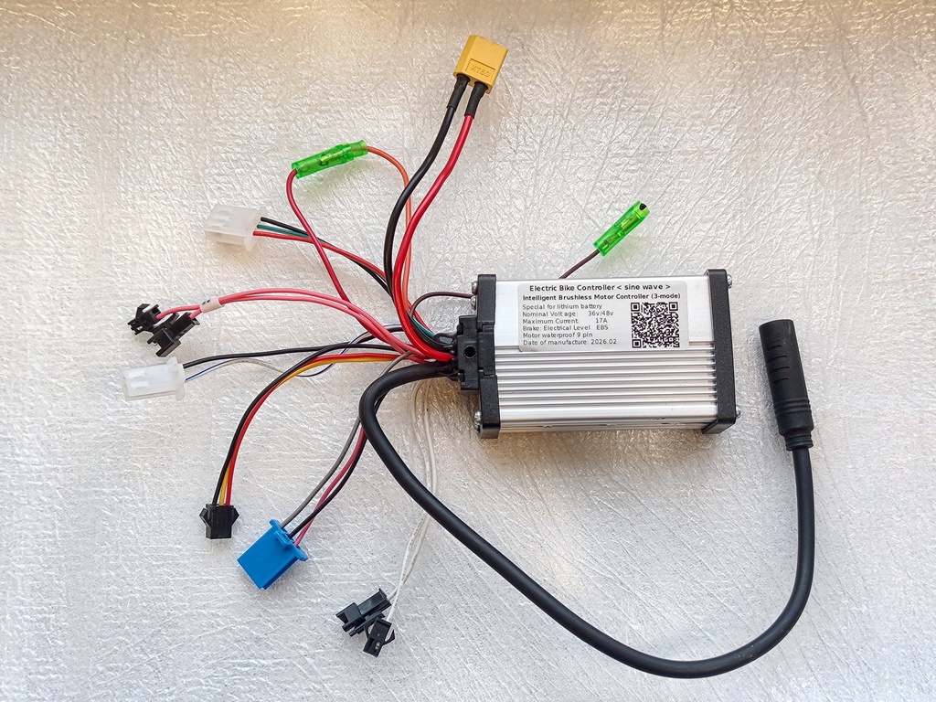 Контролер сінус 36v 48v струм 17а 350w 9Pin