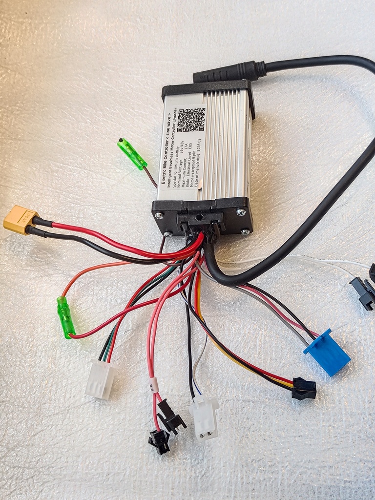 Контролер сінус 36v 48v струм 17а 350w 9Pin