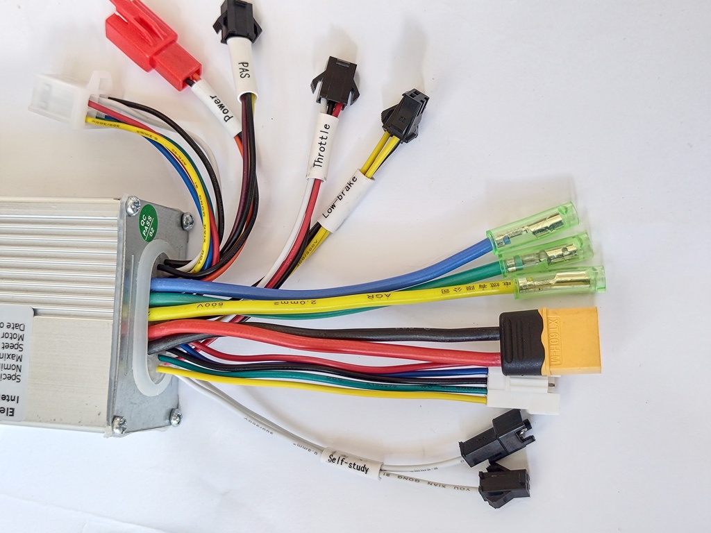 Контролер сінус з дісплеєм M8C кольоровий з USB 24v 36v 48v 60v 30a 800w