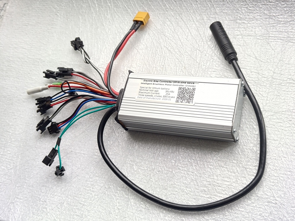 Контролер sin 36v 48v ток 25а 500w, 9pin