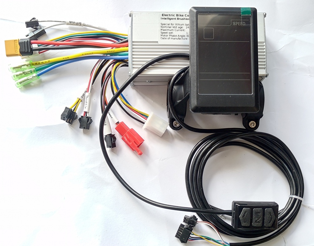 Контролер сінус з дісплеєм M8C кольоровий з USB 24v 36v 48v 30a 800w