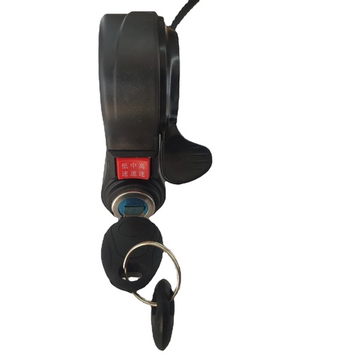 Ручка газу самокатна, ключ, кнопка, права