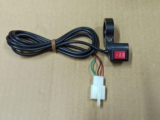 Перемикач три положення, правий, швидкості або повороти