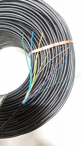 Дріт мотора 3 фази 6 холи на метраж (3*1,5 + 6*0,2 мм²)