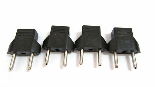 Перехідник штепсельний 220v на евро (з китайської та американської)