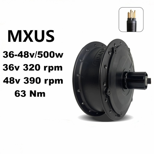 Мотор задній 36-48v 500w редукторний під касету